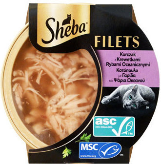 Sheba Wet Cat Food for Adult Cats with Chicken