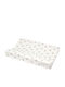 Meyco Weiche Wickelauflage mit Bezug aus Stoff Cherry Natur 70x50cm