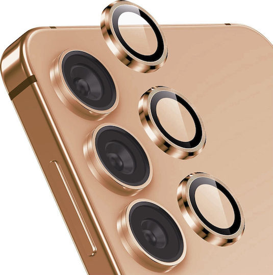 Protecție metalică pentru camera Samsung S24 Sandstone Orange OEM