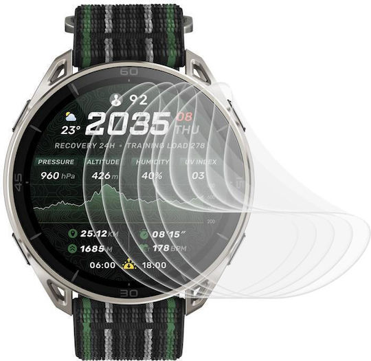 Amazfit Cheetah 2 Ultra 5 Τεμάχια Xdfind Μαλακή Μεμβράνη Υδρογέλης Πλήρους Κάλυψης Μπροστινό Προστατευτικό