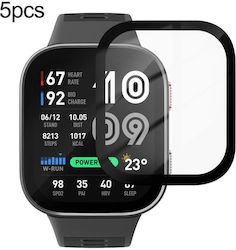 Amazfit Bip Max 5 Bucăți Pachet Pmma Composite Soft Screen Protector Film Cutie de Vânzare cu Amănuntul Colorat
