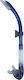 Αναπνευστήρας Σιλικόνης Aropec Semi Dry Top Snorkel Blue Sj1vc512tops1tbu Μπλε