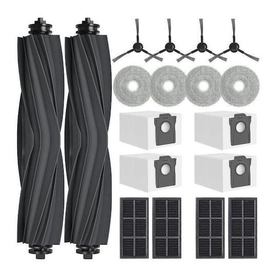 Junsunmay Robot Mop Accessories Kit 18 1 Dreame X30 Ultra L10s Pro Ultra Heat L10s Ultra Gen 2 D30 Ultra L40s Ultra Ce & Mova E30
