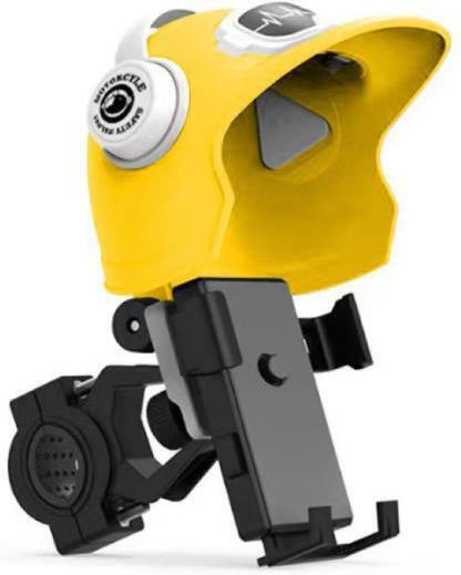 Small Phone Mount Sunshade Helmet Specifications Yellow Handlebar