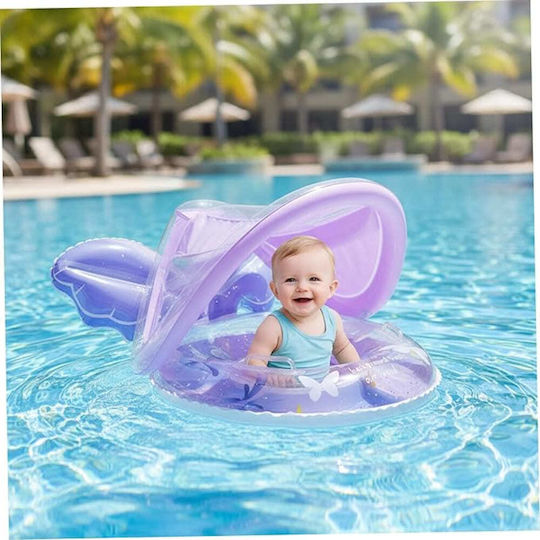 Queen Mother Плувен помощник Swimtrainer със Сенник Лилав