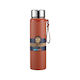Μπουκάλι Θερμός Ανοξείδωτο / Πλαστικό 600ml Brown