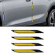 Autocolant Fender Aerisaj Capotă Decorare Auto Set 4 Piese Galben