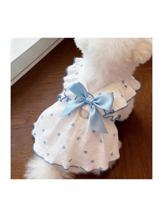 Thin Clothes Cats Against Hair Loss Summer Wearable Clothes Pets Size M Blue