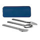 Citron Set Baby Cutlery from Silicone in Case for 18+ Months Blue 2 Pieces