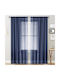 Curtain With Pencil Pleat Dark Blue 100x250cm