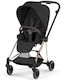 Cybex Mios Style Ρυθμιζόμενο Καρότσι Μωρού Kατάλληλο για Nεογέννητο Sepia Black