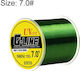 7.0# 500m High Strength Nylon Monofilament Fishing Line Green Waterweed