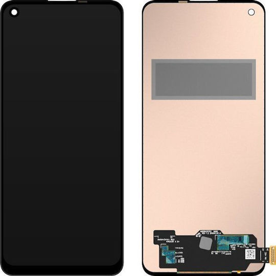 MP Οθόνη με Μηχανισμό Αφής και Πλαίσιο για Realme 8 (Μαύρο)