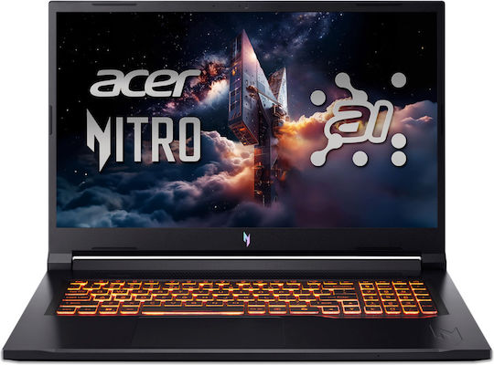 Acer Nitro V 17 AI ANV17 41-R3C8 17.3" IPS FHD 180Hz (Ryzen 5-240H/16GB/512GB SSD/GeForce RTX 5050/W11 Home) (International English Keyboard)