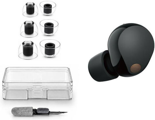 Sony Wf-1000xm6 Xm5 Xm4 Xm3 Xdcase 3 Чифта Резервни Силиконови Накрайници За Слушалки Размер S M L Четка За Почистване Случаен Прозрачен+черен