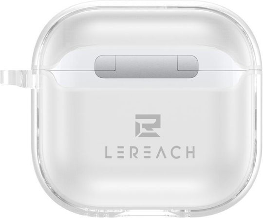 Airpods 4 Lereach Mega Series Transparente Edition Bluetooth-Ohrhörer Zubehör Mit Haken Weiß