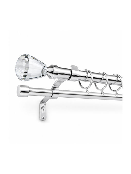 My Home Luxury Ausziehbare Metallische Vorhangs...