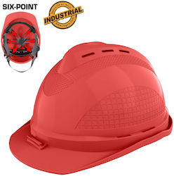 Ingco HSH804 Arbeitshelme Rot