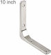 Shelf Bracket Bases from Stainless Steel in Sil...