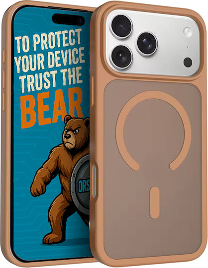 Orso Classic Hybrid Back Cover Πλαστικό Καφέ (Xiaomi 17 Pro Max)