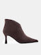 Damen Stiefeletten mit hohen Absatz Braun