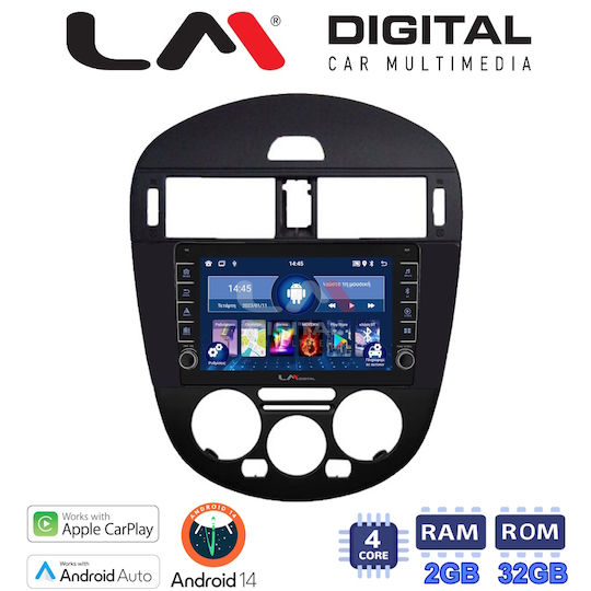 LM Digital Car Audio System for Nissan Pulsar 2015 Bluetooth USB Wi-Fi GPS Apple CarPlay Android Auto