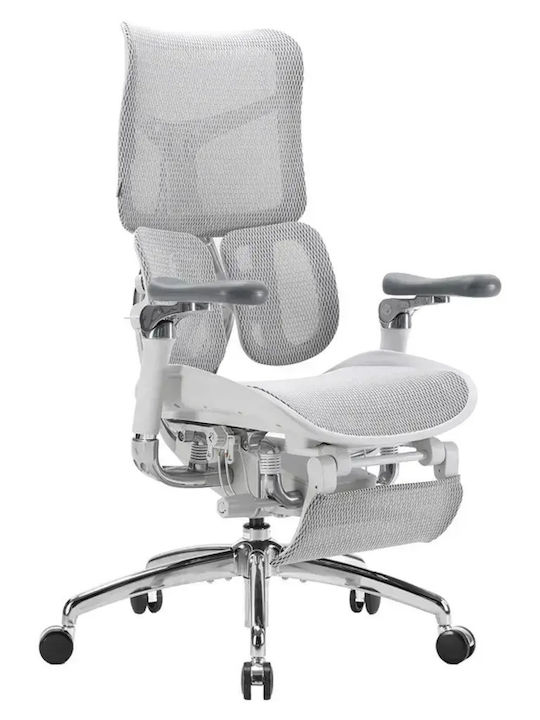 Sihoo Doro S300 Office Chair with Adjustable Arms Off White