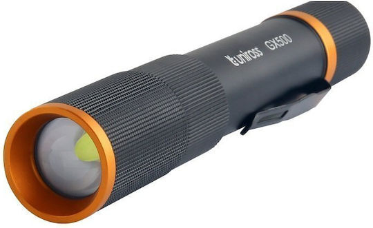 Uniross Rechargeable LED Flashlight IP44 with Maximum Brightness 1000lm