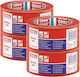 Tesa Marking Tape Made of Plastic in Red Colour Length 33m
