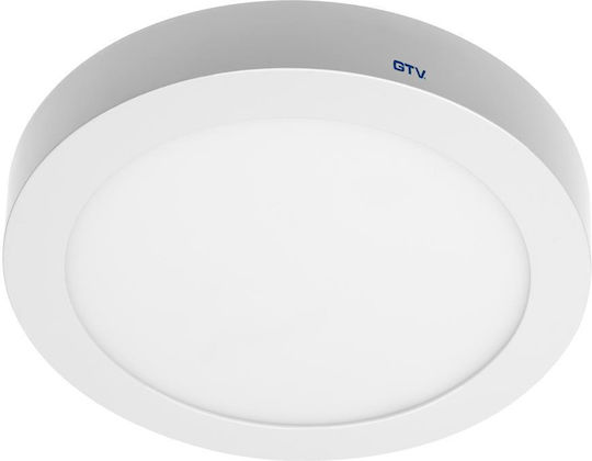 Gtv Кръгъл LED Панел 19W с Неутрално Бяло Светлина 4000K