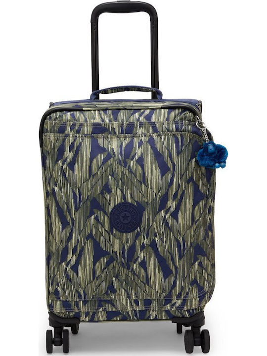 Kipling Spontaneous Cabin Suitcase Striped Gras...