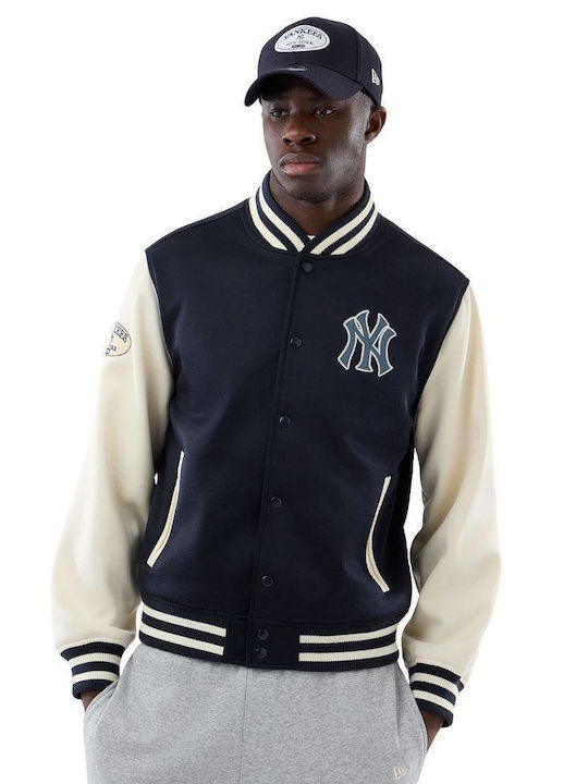 New Era Mlb Geacă Bomber Albastru Marin
