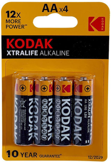 Kodak Alkaline-Batterien AA 1,5V 4er Pack