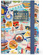 Legami Milano Travel Stickers Daily Agenda 2027 9.5x13.5cm