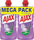 Ajax Cleaning Liquid for Floor 2x1lt
