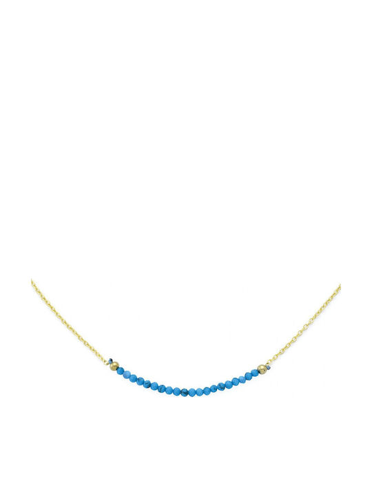 Senza Necklace From Gold Plated Silver