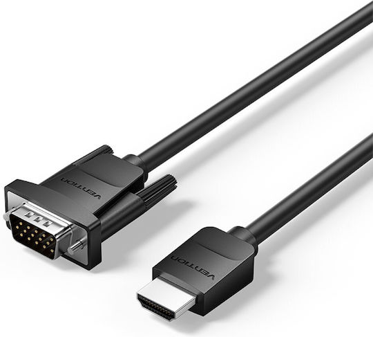 Vention Hdmi-a Male To Vga Male Cable 3.0m Black Abmbi
