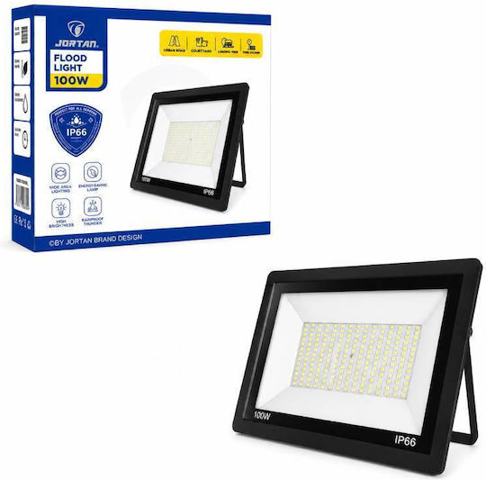 Jortan Wasserdichter LED Flutlicht 100W IP66