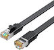 Vention Network Cable Cat7 Flat 2.0m Black Icgbh