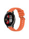 Garmin Venu 2 Plus Stripe Texture Silicone 20mm Watch Band Orange