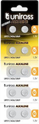 Uniross Alkaline-coin Lr921 Ag6 Lr69 Battery 10pack