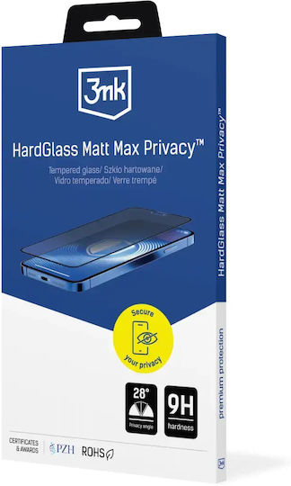 3MK Privacy Матов Закалено Стъкло (Apple iPhone 18 Pro)