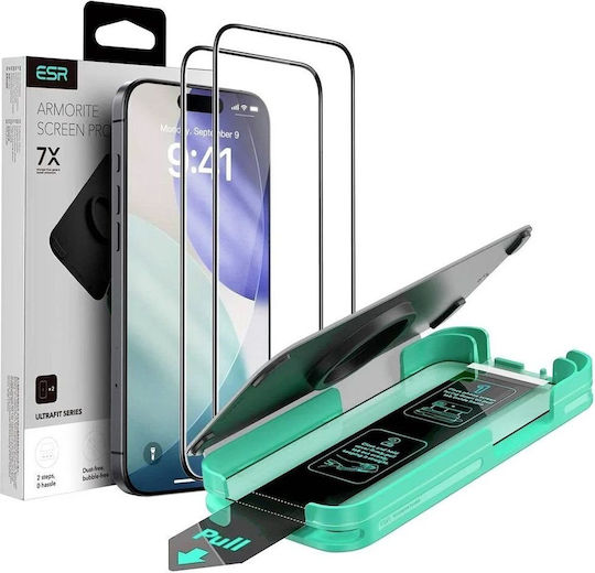 ESR Full Glue Screen Protector 2 Bucăți (iPhone 17 Pro Max / iPhone 16 Pro Max)