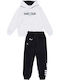 Kids Sweatpants Set Grey/black