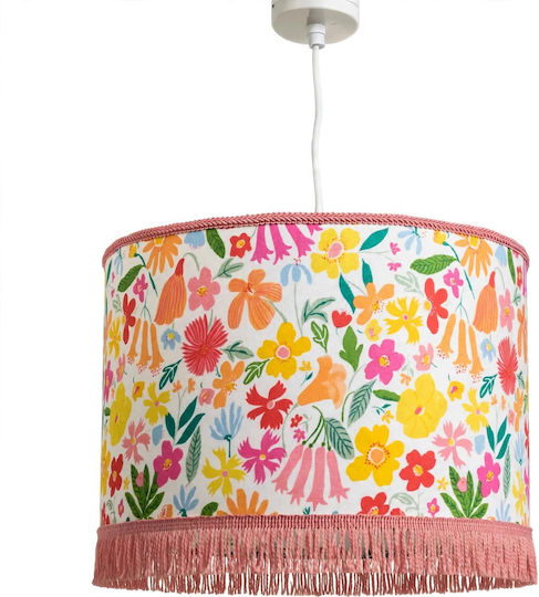 Deckenleuchte Rosa mit Lampenbirnensockel E27 35x25cm