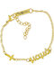 Bijou Box Damenarmband mit Mutti-Design aus vergoldetem Stahl mit Zirkon