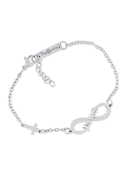 Bijou Box Damentrailing Armband mit Mutti-Design aus Stahl