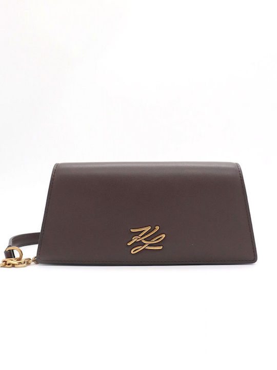 Karl Lagerfeld K Autograph Leather Women's Flap...