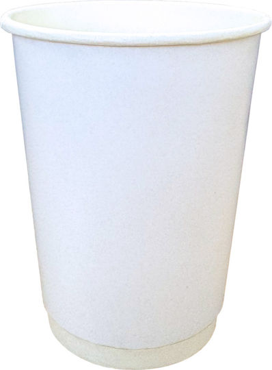 Ready 2u Еднократна Хартия Чаша Бяла 12oz 25 бр 6-73218