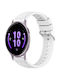 Gummi-Armband Weiß 20mm